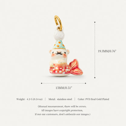 Animal Puppy Series Zircon Pendant