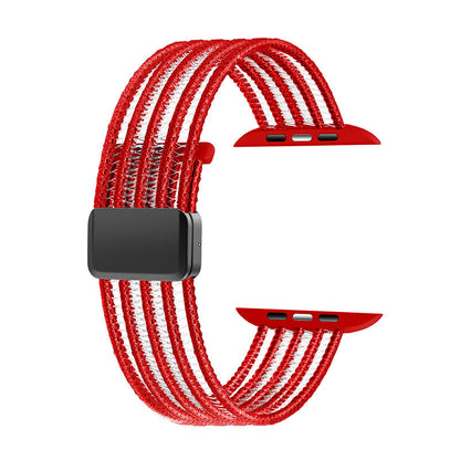 Nylon Magnetic Watch Strap Compatible With Select Smartwatches