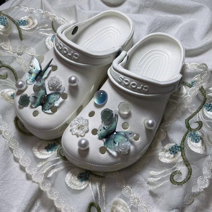 Flower Shoe Buckle Accessories Upper Decoration