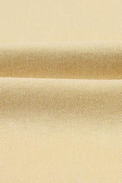 Raw Edge Mid Waist Flared Jeans for Trendy Women