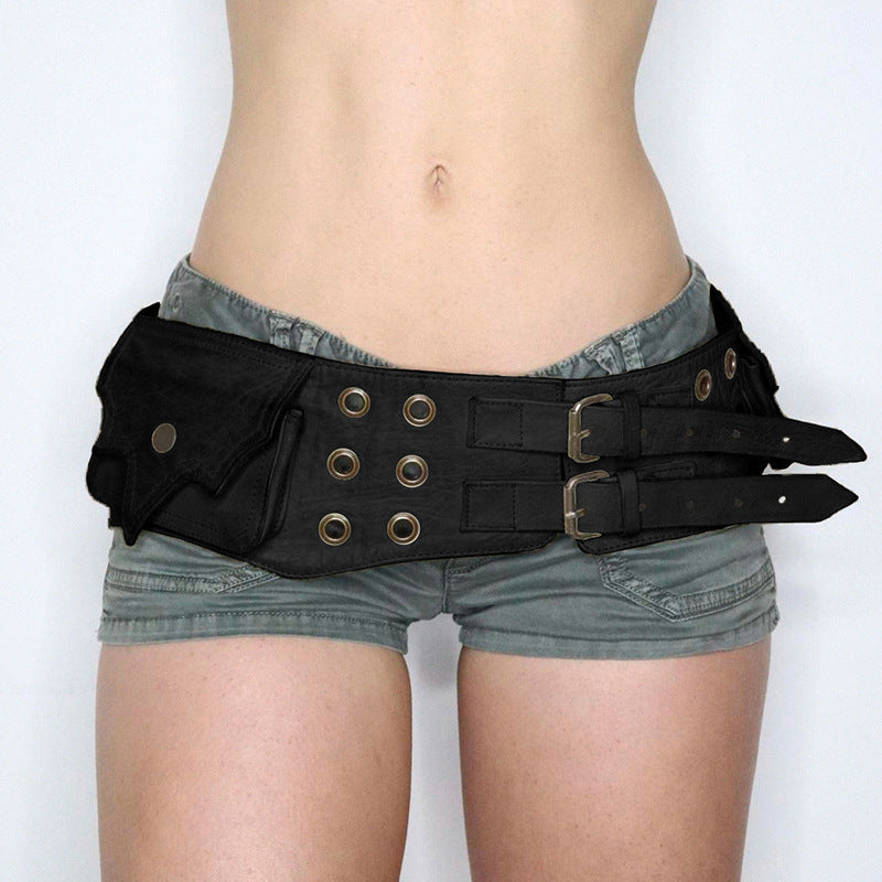 Heavy Industry Adjustable Belt Waist Bag Waste Soil Style Clothing Matching Belt