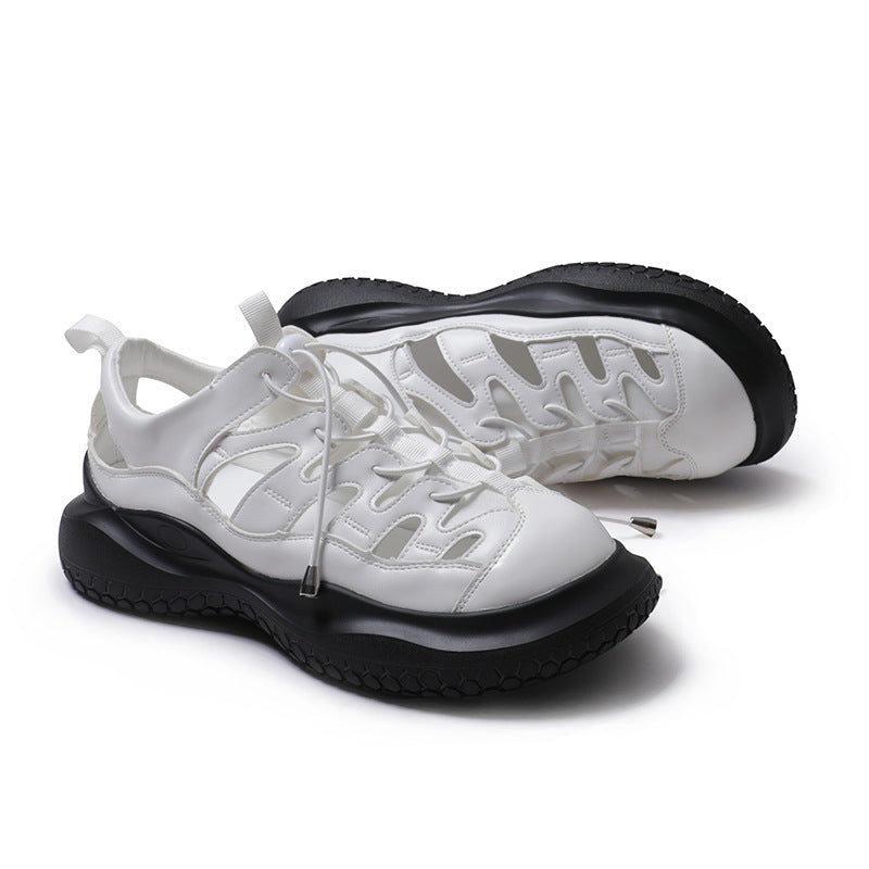 Closed Toe Platform Sports Sandals