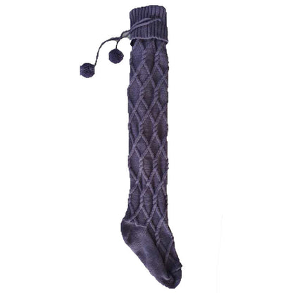 Twist Over The Knee Stockings Bunching Socks Women