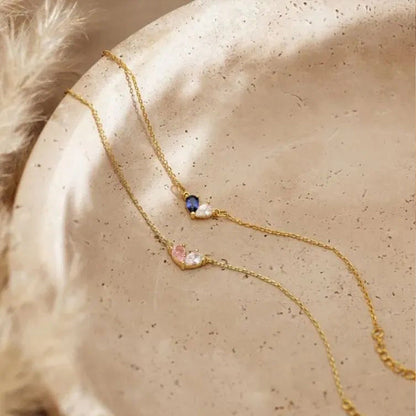 Fashion Korean-style Copper-diamond-set Drop Bracelet