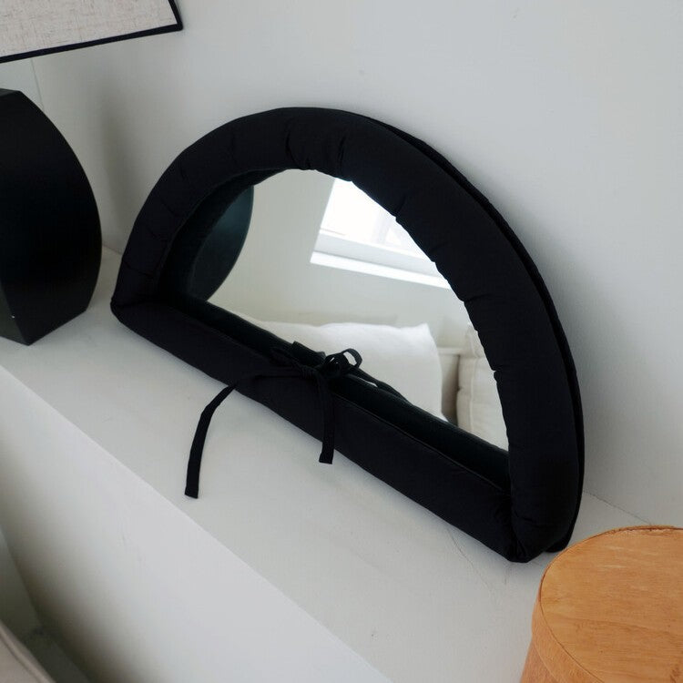 Hanging Simple Soft Cotton-filled Fabric Mirror