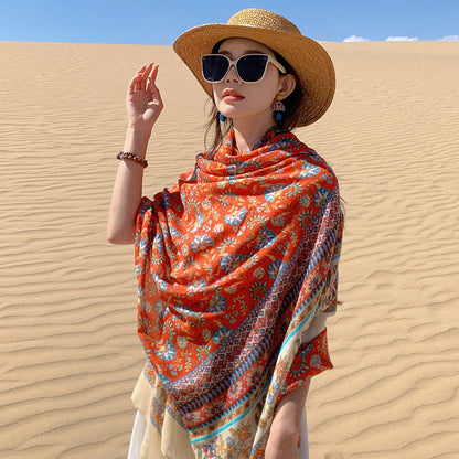 Summer Shawl Sun-protection Comfortable And Breathable Scarf