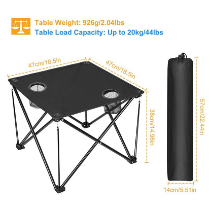 Foldable Camping Table Portable Travel Desk