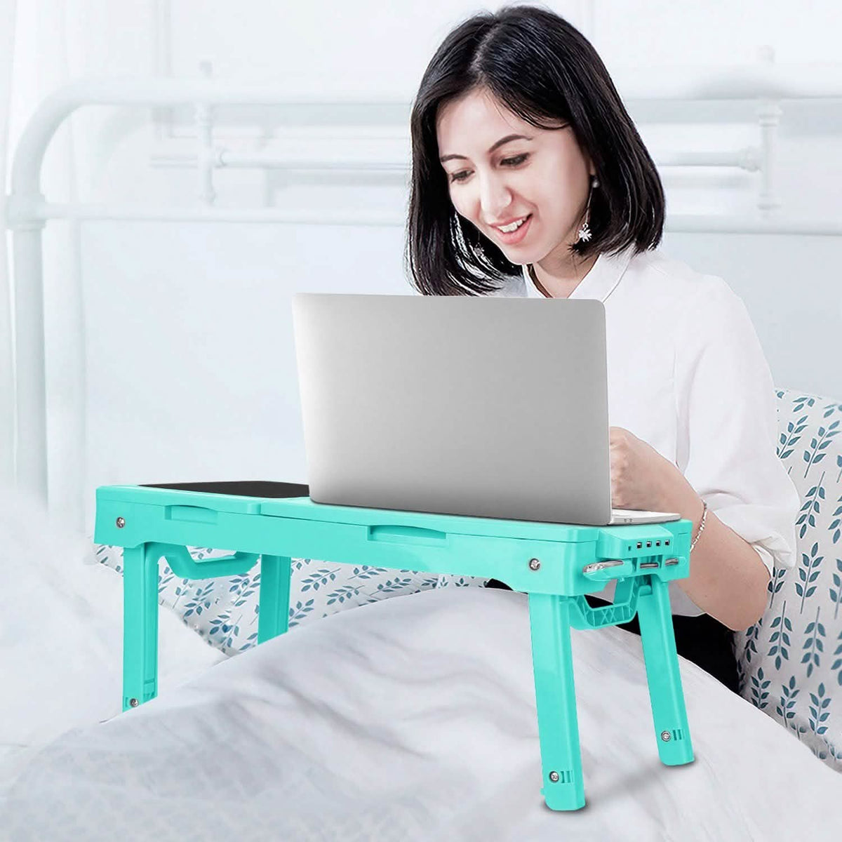 Foldable Laptop Table Bed Notebook Desk