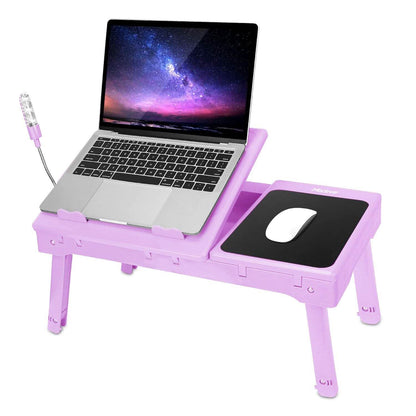 Foldable Laptop Table Bed Notebook Desk