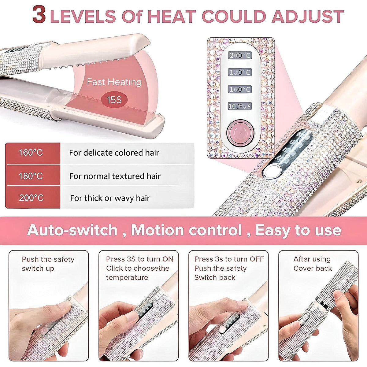 GlamSwirl Cordless Styler