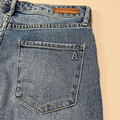 ARTICLES OF SOCIETY OMAO High Rise Denim Jeans Women's Sz 28 Blue 4009TQ3-716 (New)