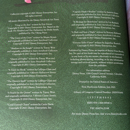 DISNEY 5 Disney Villains Stories Hardback Book (New)