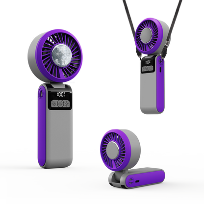 FrostOne Fold – Foldable Handheld Fan with Cooling Plate
