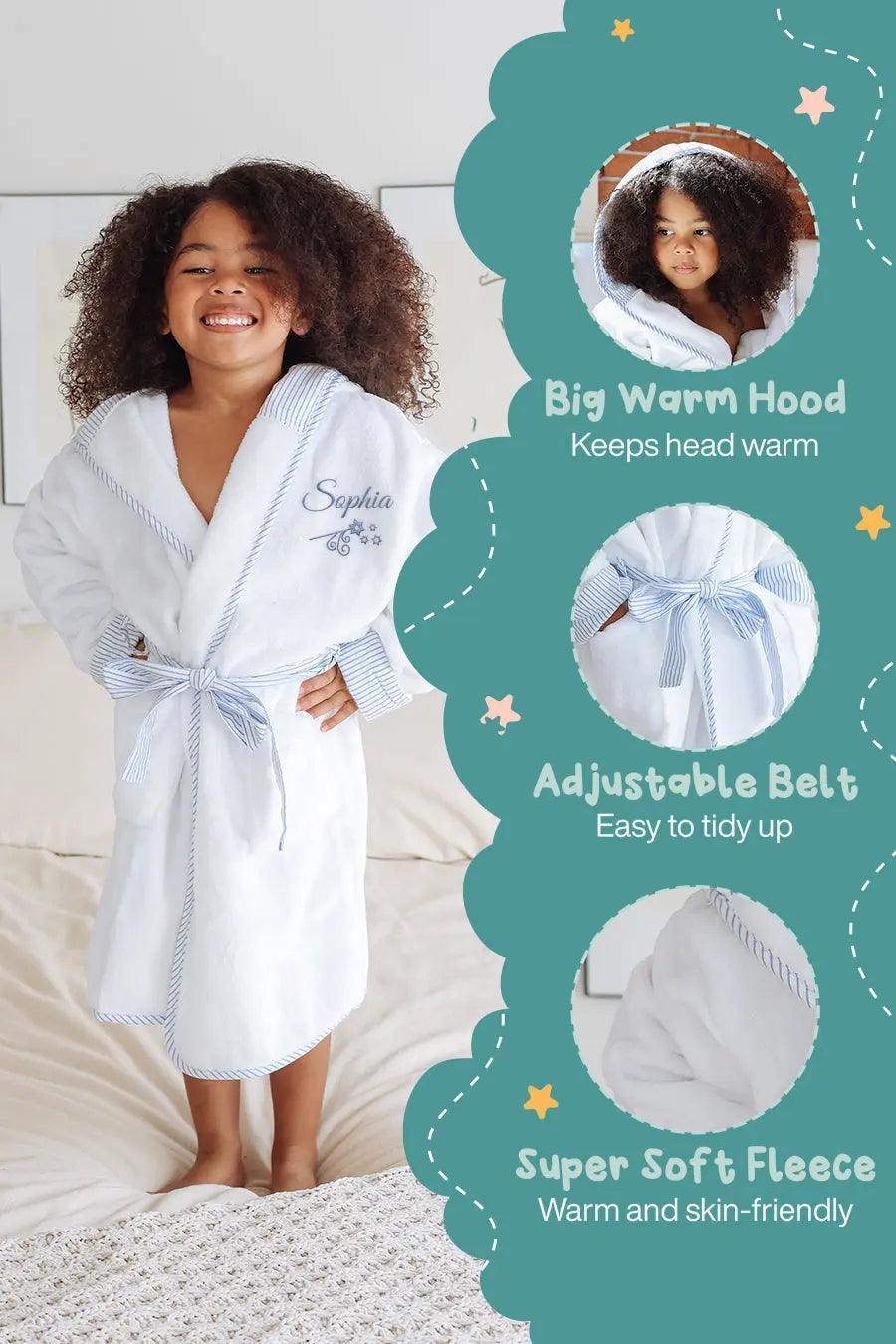 Kids Plush Robe – Ultra Soft, Safe & Cozy for Toddlers & Kids