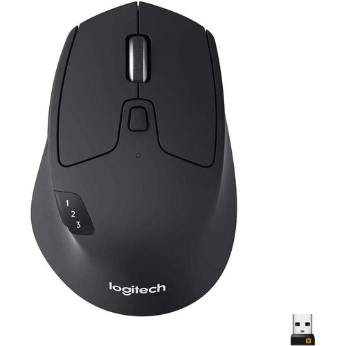 Logitech M720 Wireless Triathlon Mouse with USB Unifying Receiver (Refurbished)