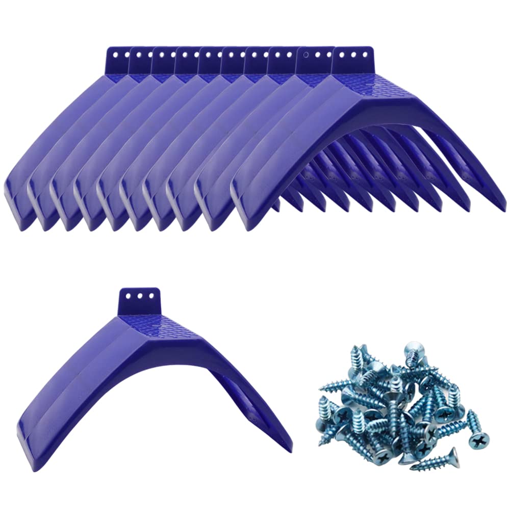 MODUODUO Pigeons Rest Stand with Screws 10 Sets Plastic Bird Perches for Dove Pigeon and Other Birds - velouriva