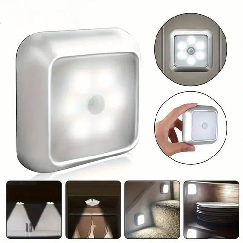 Motion Sensor Night Light, 6 LED Wall Lamp