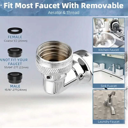 Multi Functional Large Angle Rotating Bathroom Sink