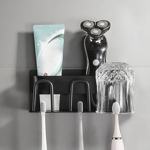 Multifunctional Toothbrush Holder Rack Organizer