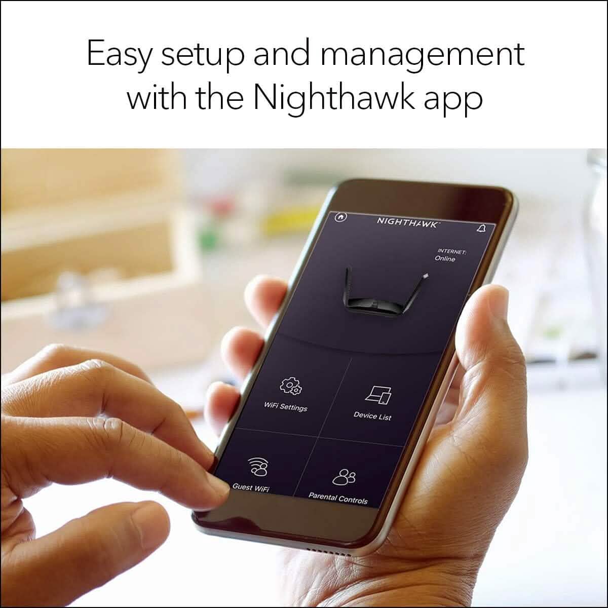 NETGEAR Nighthawk WiFi 6 Router RAX120  (Refurbished)