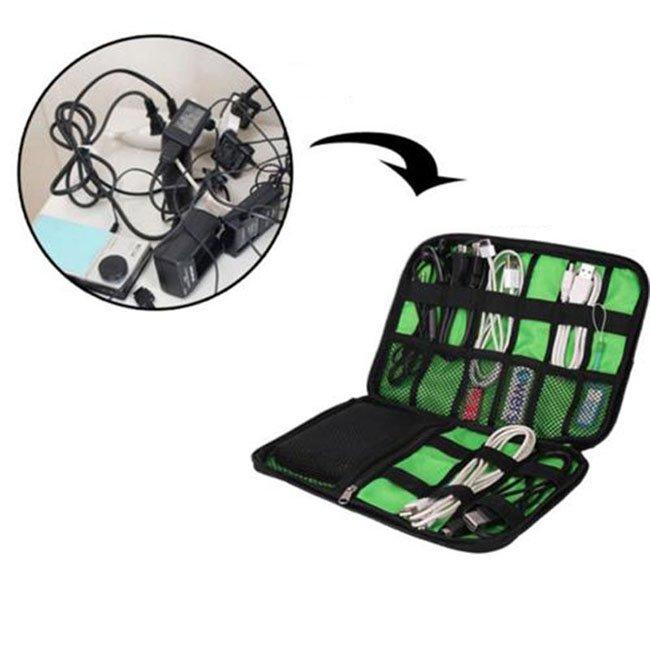 Portable Electronic Accessories Travel Case