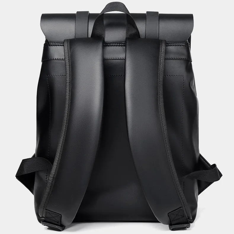 PU Leather Adjustable Strap Backpack Bag