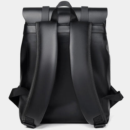 PU Leather Adjustable Strap Backpack Bag