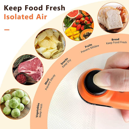 Rechargeable 2-in-1 Bag Mini Heat Sealer