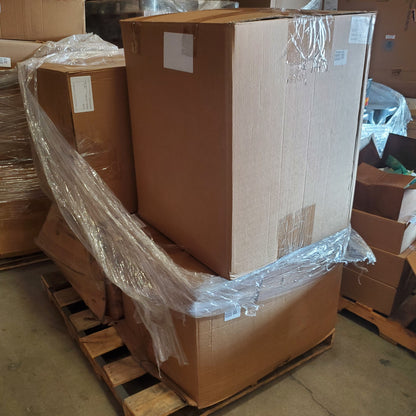 ZA@ Pallet of 2A Insulated Runner Plastic Random Packing Cascade Ring Sz 3" D X 1" H White