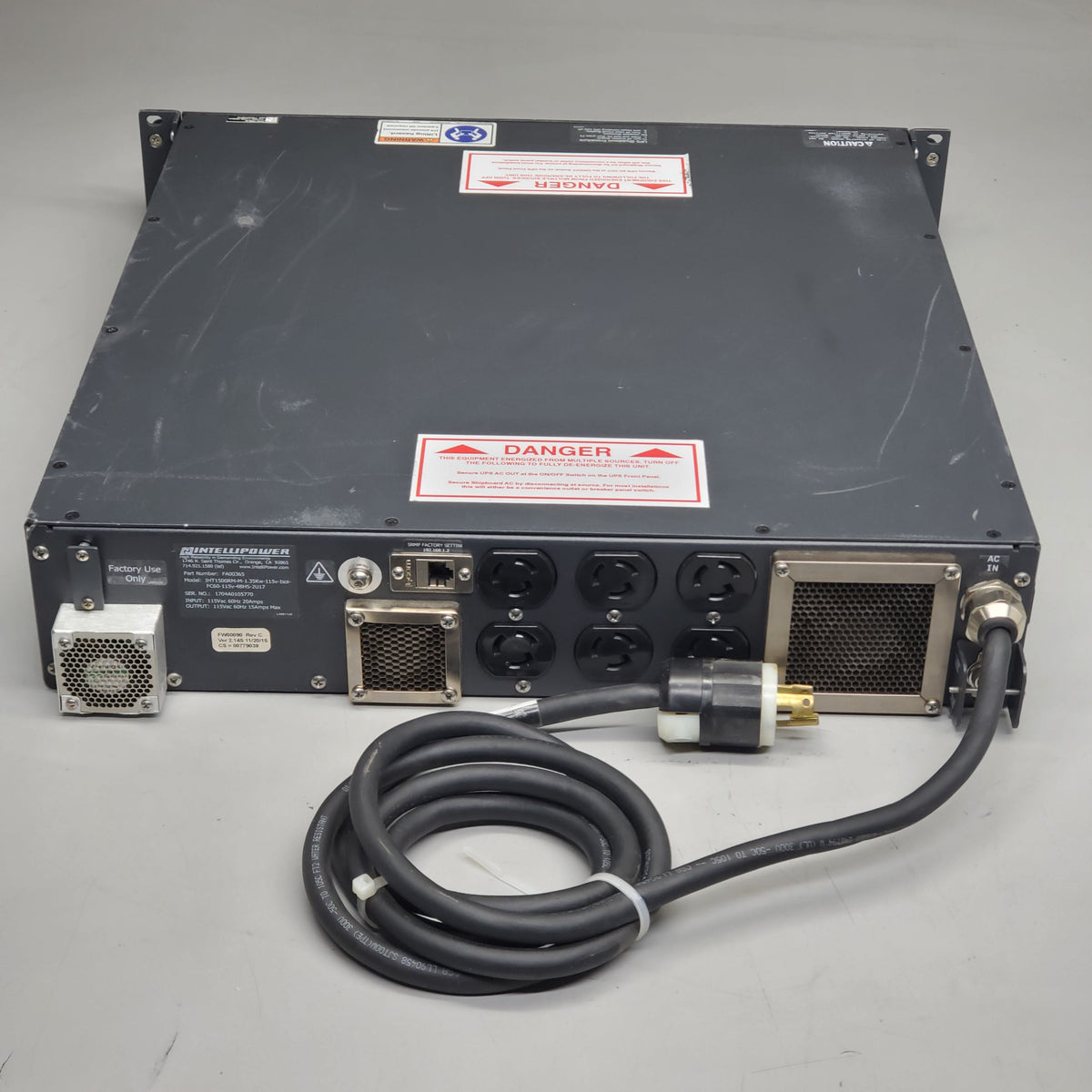 INTELLIPOWER Rugged UPS Extended Battery Backup Module 115Vac 60hz FA00365 (New Other)