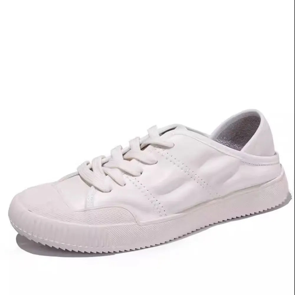 Round Toe Lace Up Sneakers