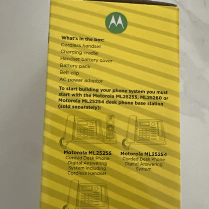 Motorola Voice Motorola Ml25055 Dect 6.0 Accessory Handset For 2-Line Business
