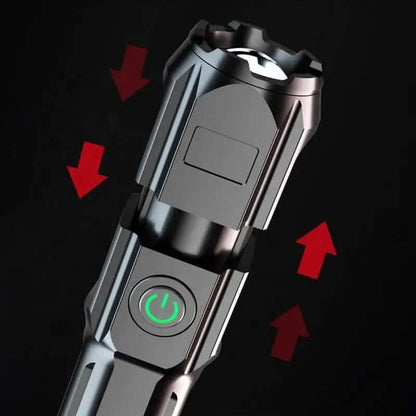 Strong Telescopic Light Zoom Flashlight