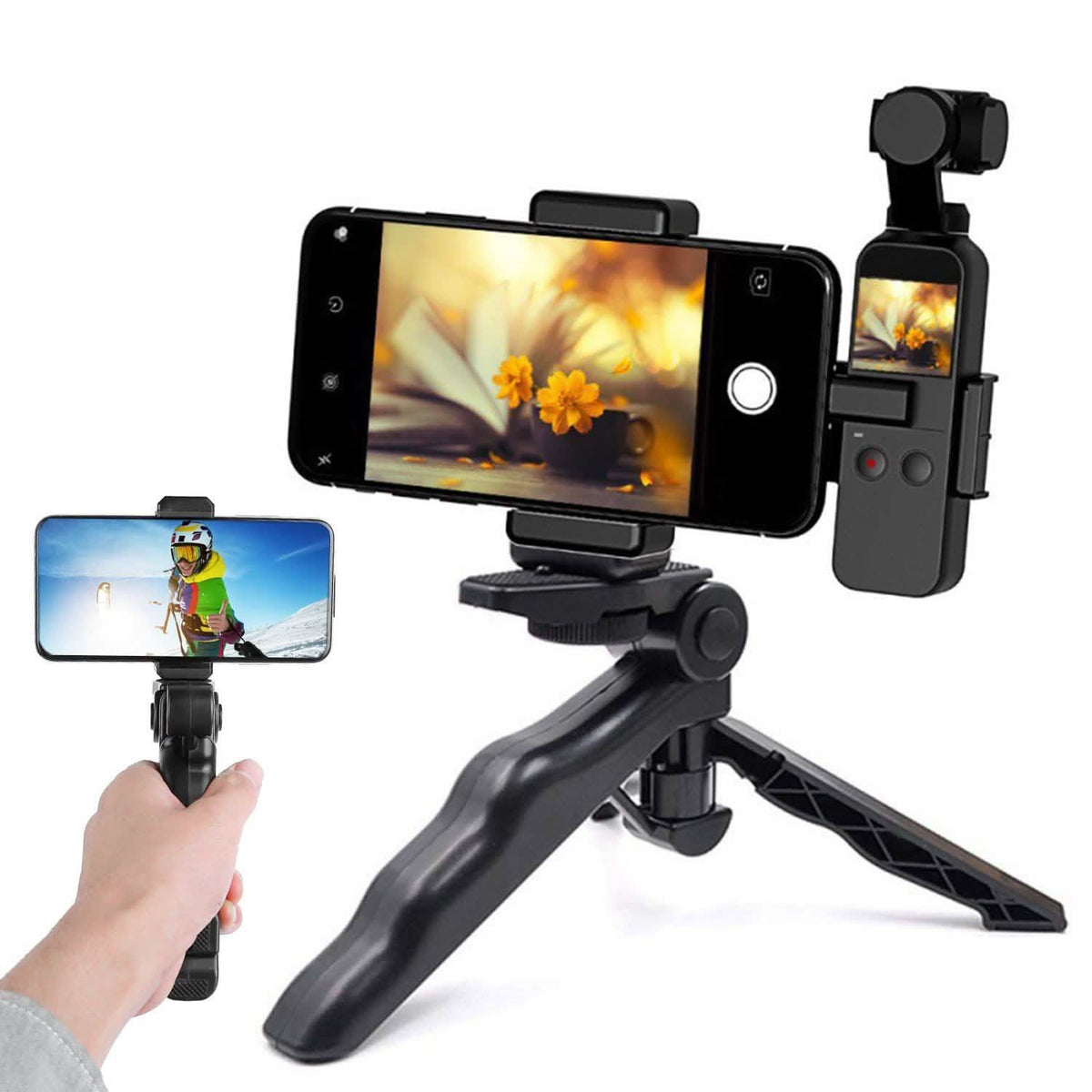 Tripod Desk Phone Stand Stabilizer