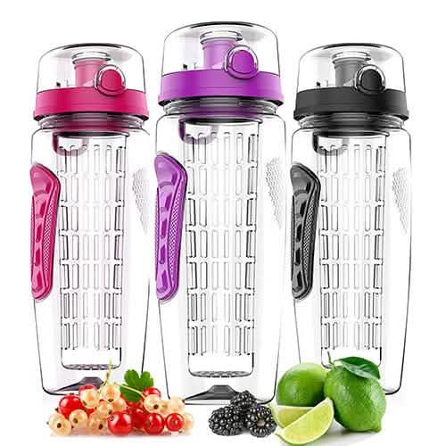 Ultra Portable Fruit Infusing Water Bottle 32oz