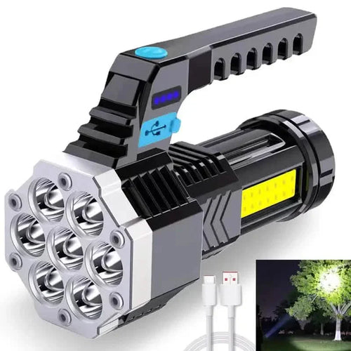 USB Rechargeable High Power LED Flashlight