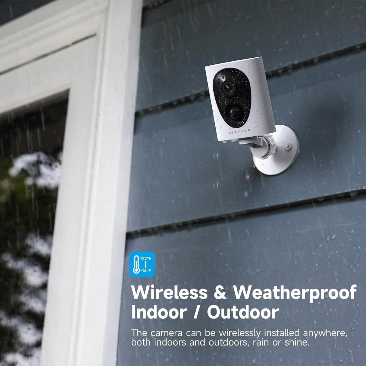 VIRTAVO Security Cameras Wireless  (Refurbished)