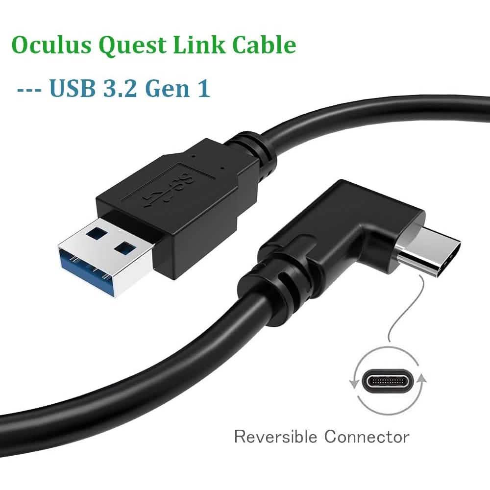 VOKOO Oculus Quest Link Cable, High Speed Data Transfer & Fast Charging USB C Cable