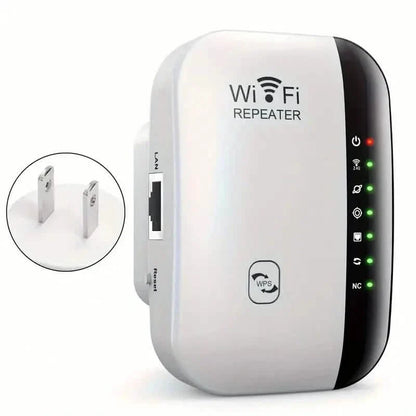 WiFi Repeater Plus Boosts WiFi Signal, Extends Internet Coverage, Cell Phone Signal Amplifier for Home