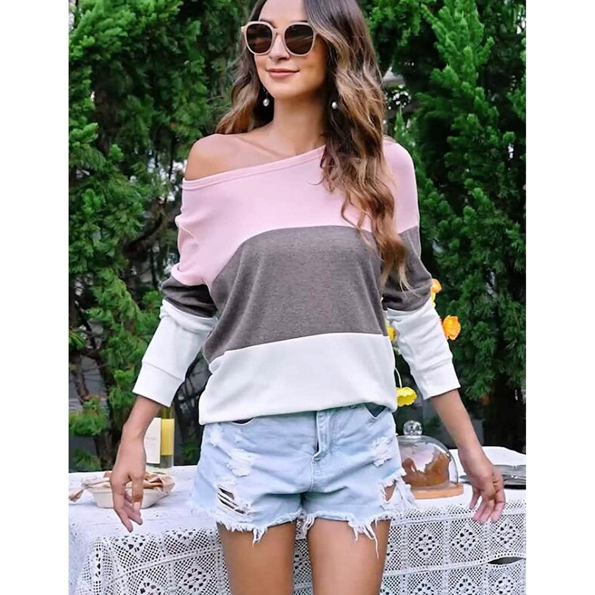 Women's Long Sleeve Pullover Tunic
